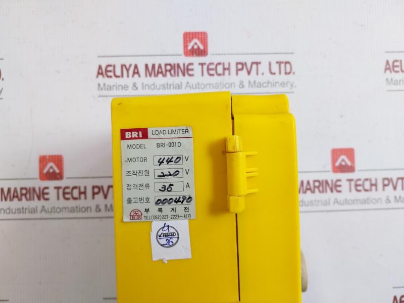 Bri-001D Overload Limiter 220V 35 A Appendix Bri