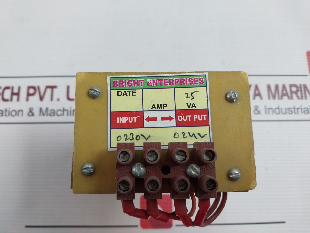 Bright Enterprises 25Va Transformer 0 230V