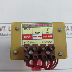 Bright Enterprises 25Va Transformer 0 230V