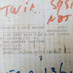 Brissonneau X Lotz Marine 6623108 01 01 Slew Slave Control Pcb Card Mf83006