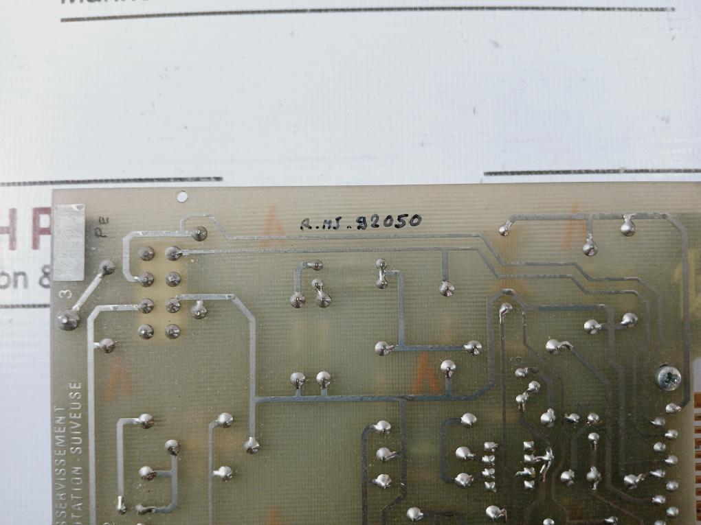 Brissonneau X Lotz Marine 6623108 01 01 Slew Slave Control Pcb Card Mf83006