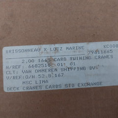 Brissonneau X Lotz Marine 79611665 Printed Circuit Board 6682510 01 01
