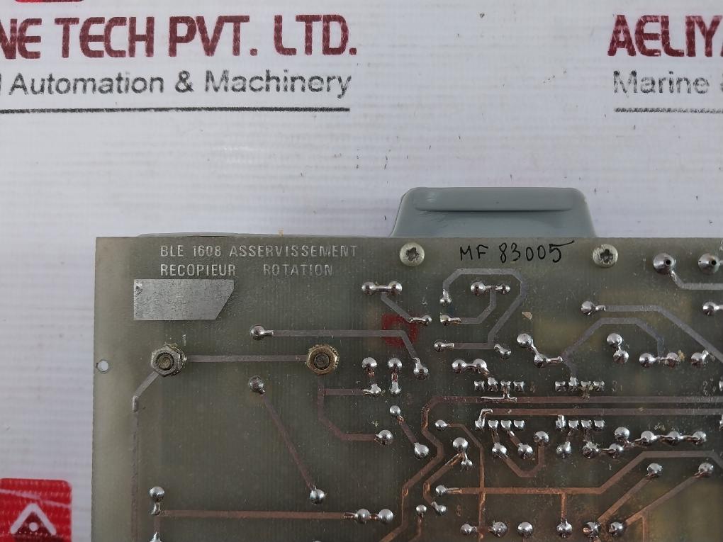 Brissonneau & Lotz Marine 6693932 Automatic Control Board 1608 Slew Recop Contro