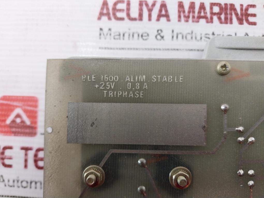 Brissonneau & Lotz Marine 6693932 Lifting Control Board 1600 25V Supply