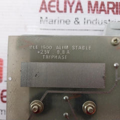 Brissonneau & Lotz Marine 6693932 Lifting Control Board 1600 25V Supply