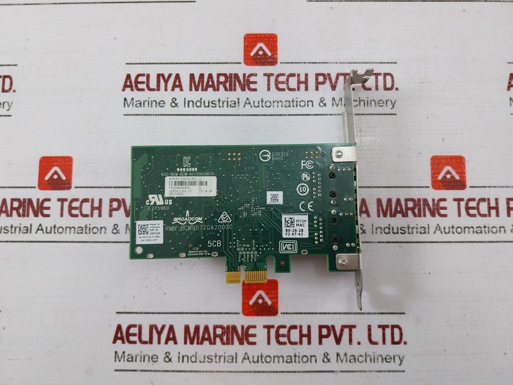 Broadcom Bcm95720A2003G Dual Port Network Card Kcc-rem-bcm-95720A2003G E215960