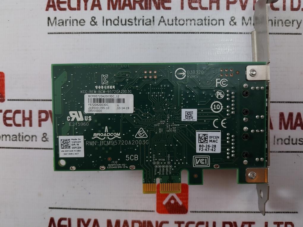 Broadcom Bcm95720A2003G Dual Port Network Card Kcc-rem-bcm-95720A2003G E215960