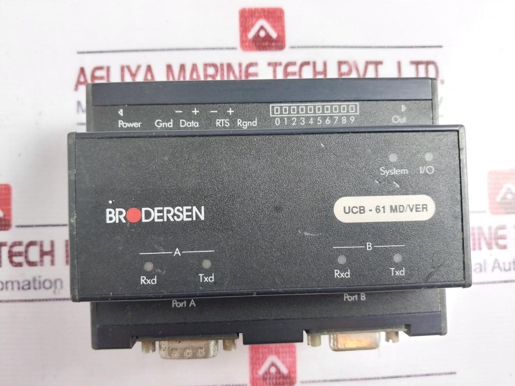 Brodersen Ucb-61 Md/ver Control System 93008