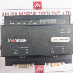 Brodersen Ucb-61 Md/ver Control System 93008