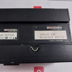 Brodersen Ucs-51 220 Control System 93643, 12v Dc-220v Ac