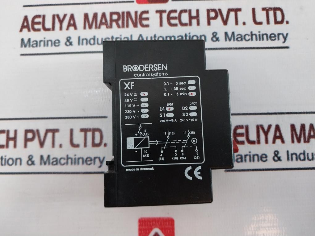 Brodersen Unic Xf Timing Relay 0.1-3 Min
