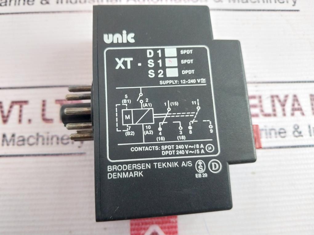 Brodersen Unic Xt-s1 Spdt Multi Function Timer Relay