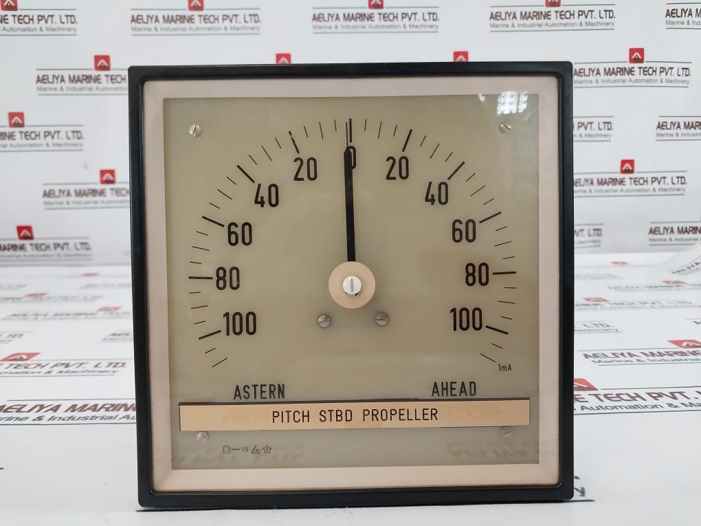 Brodrene Kongsgaarden Astern 100-0-100 Ahead Pitch Indicator, 24V, Ip56