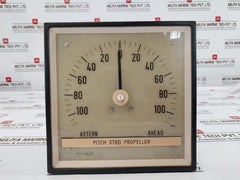 Brodrene Kongsgaarden Astern 100-0-100 Ahead Pitch Indicator, 24V, Ip56