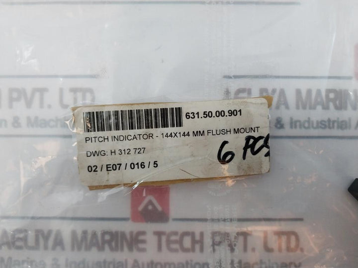 Brodrene Kongsgaarden Astern 100-0-100 Ahead Pitch Indicator, 24V, Ip56