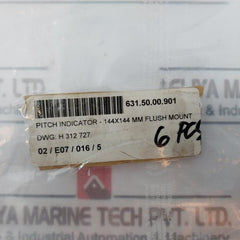 Brodrene Kongsgaarden Astern 100-0-100 Ahead Pitch Indicator, 24V, Ip56