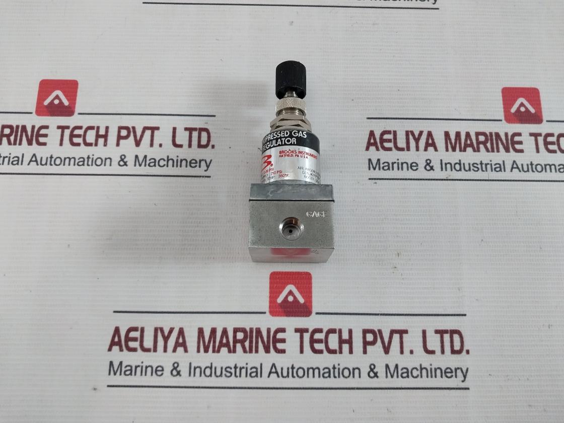 Brooks Instrument 8601D Compressed Gas Regulator 350˚F