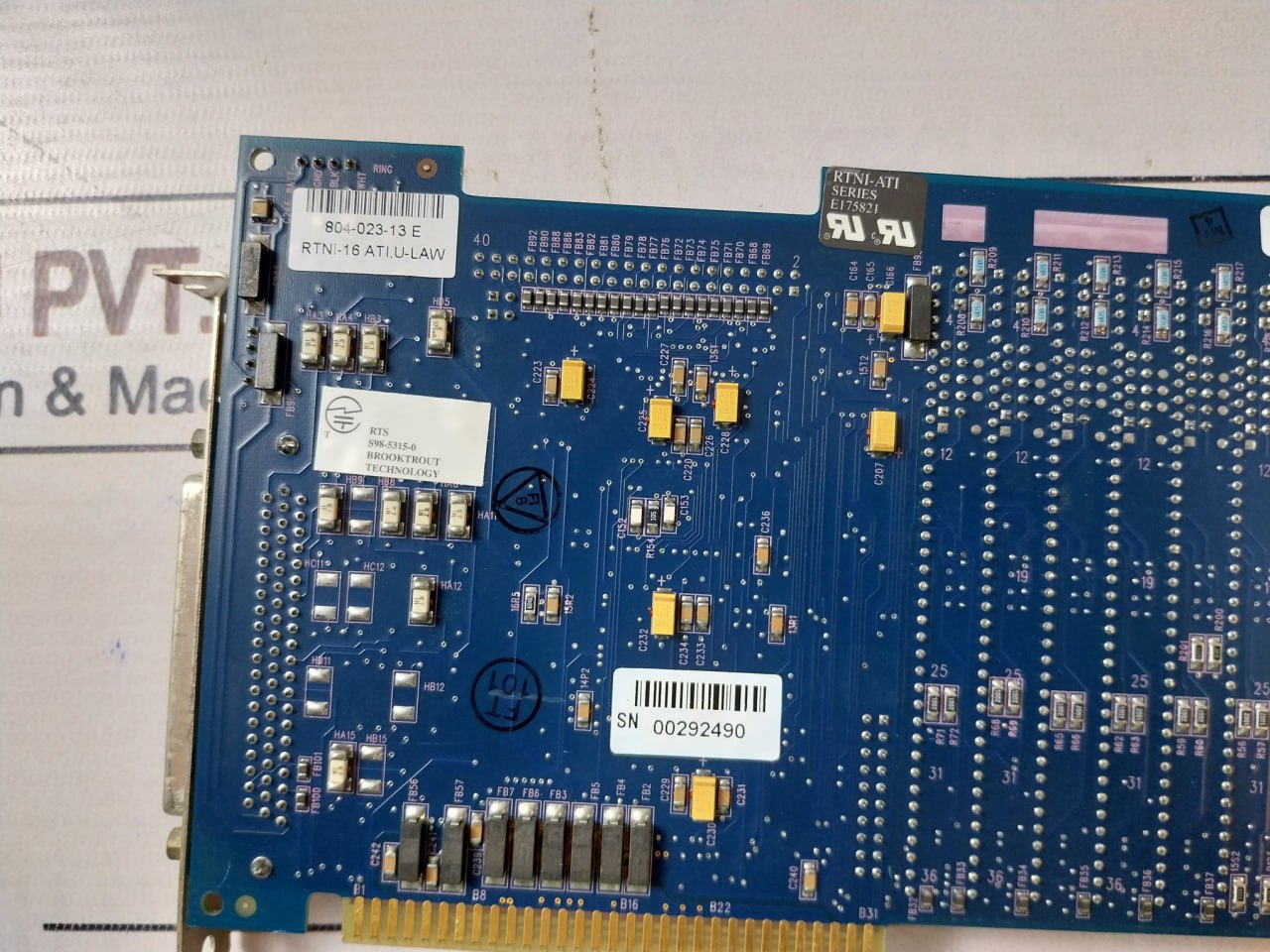Brooktrout 40-08-023C Voice Interface Card E175821