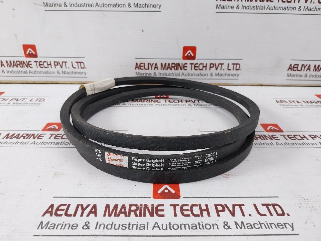 Browning A75 V-belt Oil &amp; Heat Resistant Super Gripbelt Pp1137