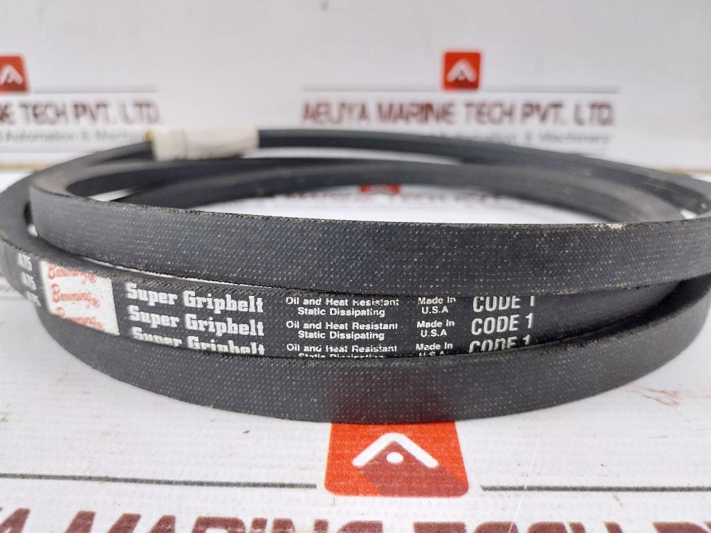 Browning A75 V-belt Oil &amp; Heat Resistant Super Gripbelt Pp1137