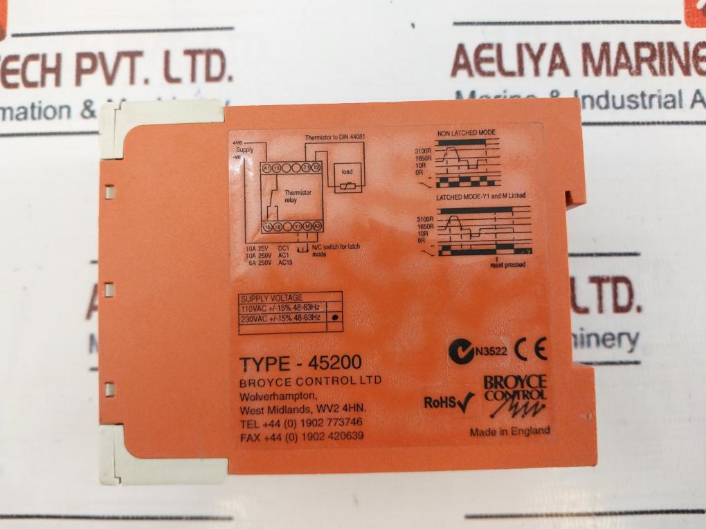 Broyce Control 45200 Thermistor Relay