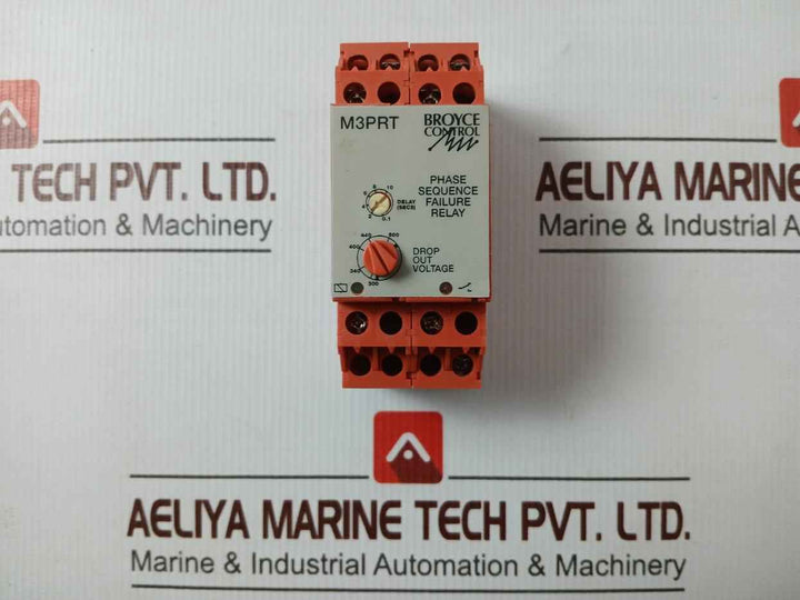 Broyce Control M3Prt Phase Sequence Failure Relay 8A 250V Ac1 300-500V Ac