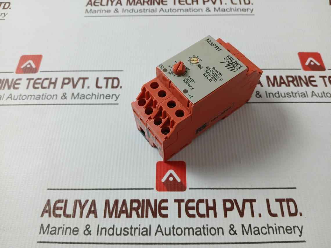 Broyce Control M3Prt Phase Sequence Failure Relay 8A 250V Ac1 300-500V Ac