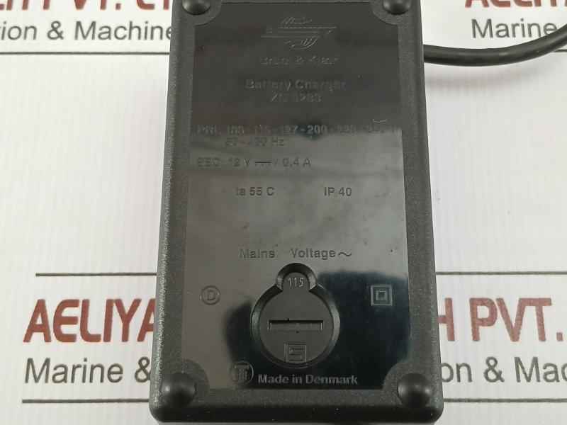 Bruel & Kjaer 12V 0.4A Battery Charger Zg 0283