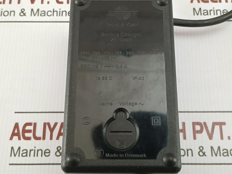 Bruel & Kjaer 12V 0.4A Battery Charger Zg 0283
