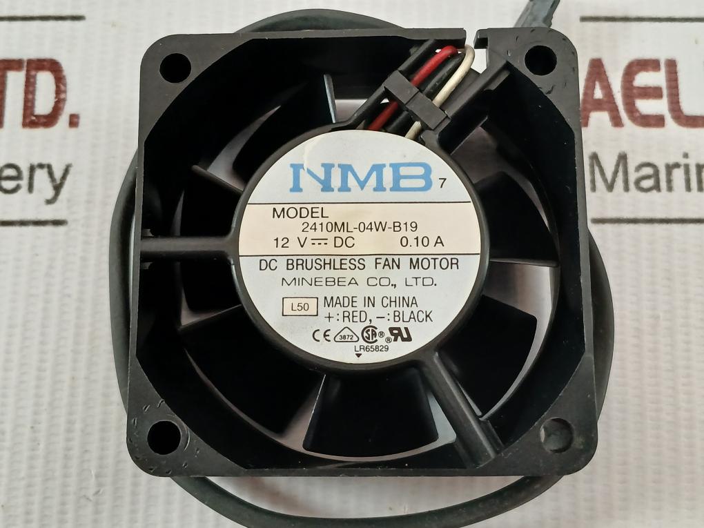 Brushless Dc Fan Motor Dc-12V 0.10A Nmb 2410Ml-04W-b19