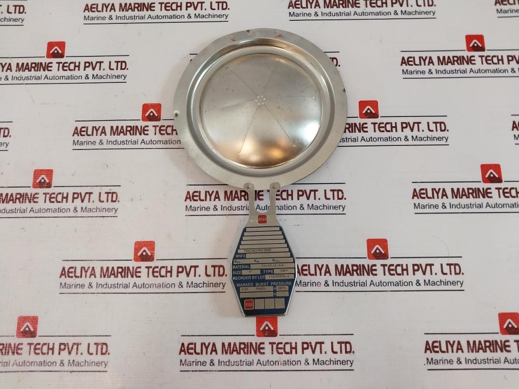 Bs & B Drv 4" Forward Acting Rupture Disk 6.00 Psi 280°c 316.ni.al.316