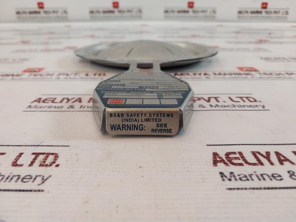 Bs & B Drv 4" Forward Acting Rupture Disk 6.00 Psi 280°c 316.ni.al.316