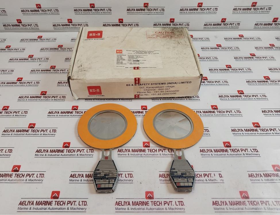 BS & B AVV 4" Rupture Disc 15.00 PSI(G) @ 22°C