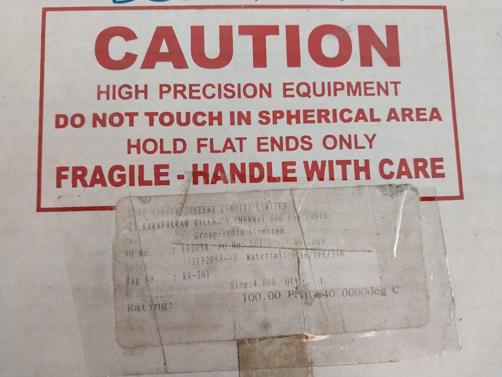 BS&B Safety Systems DV Rupture Disk A92172058--2