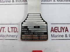 BS&B AVV 4" Rupture Disk TEF/NI/TEF/HAST-C