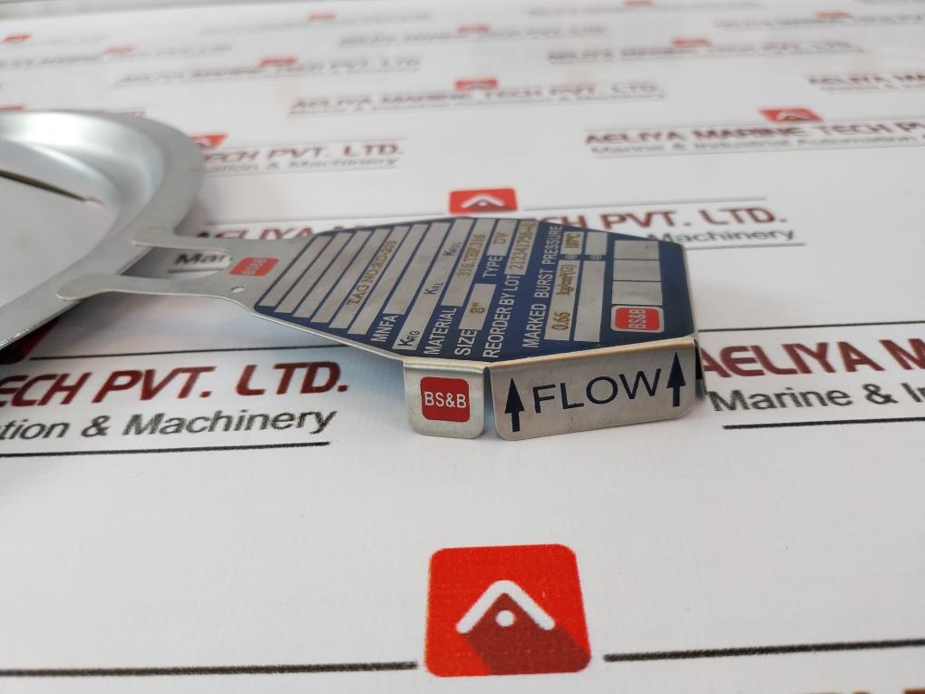 Bs&b Dv Rupture Disk Size 8 Inches Material 316 Stainless Steel