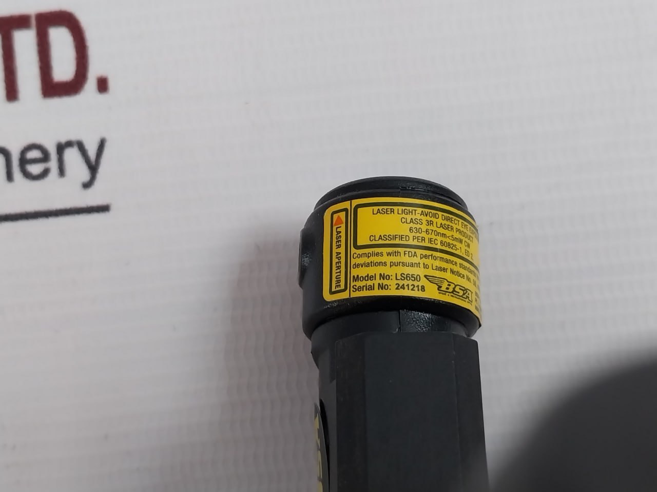 Bsa Ls650 Lightweight Red Dot Pointer 777166 630-670Nm 5Mw