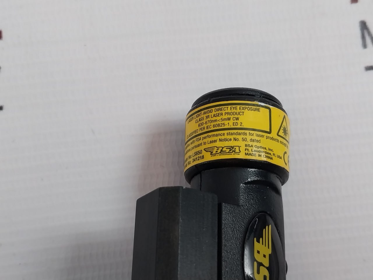 Bsa Ls650 Lightweight Red Dot Pointer 777166 630-670Nm 5Mw