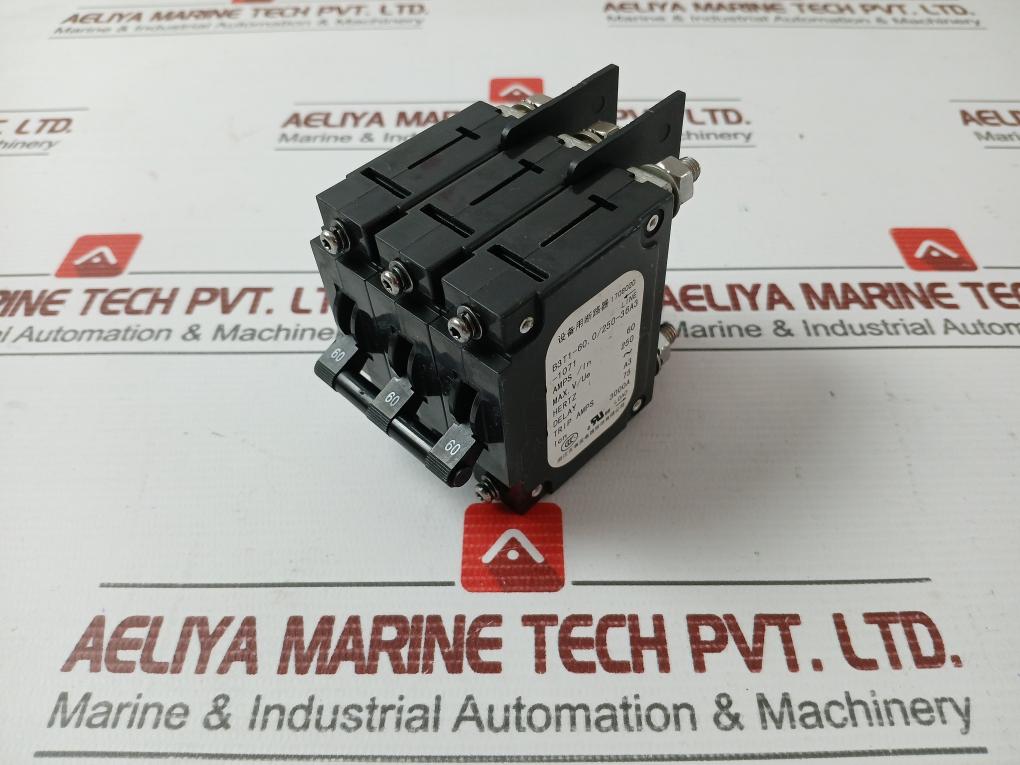 Bsb Circuit Breaker B3T1-60.0/250-36A3-1071, 60A 250V