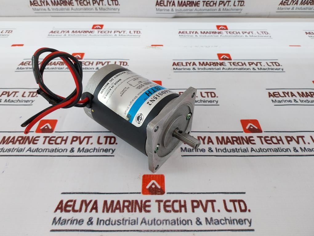 Bth K6ds15n2 Straight Shaft Flange Permanent Magnet Dc Motor 24vdc 15w
