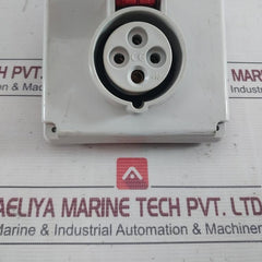 Bticino Cbs316/43 Industrial Plug With Socket 750V 50/60 Hz 16A