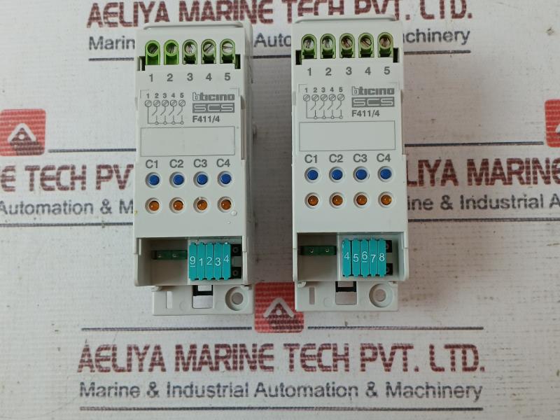 Bticino F411/4 Independent Relay Actuator 110-230V 2A 09W03
