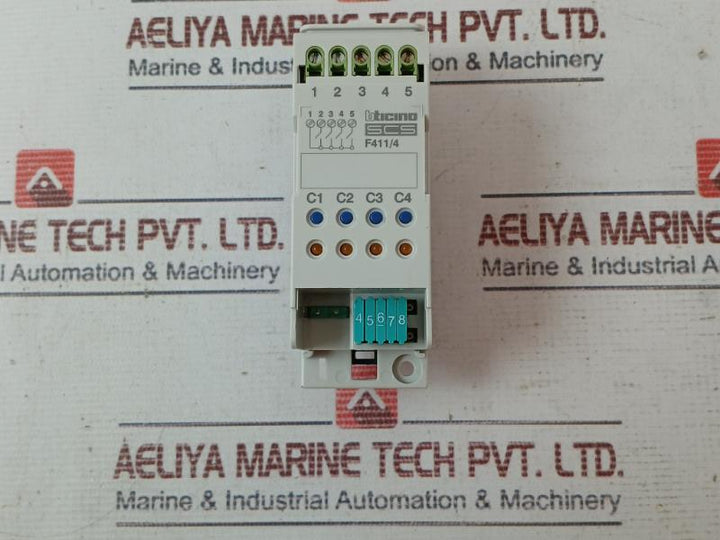 Bticino F411/4 Independent Relay Actuator 110-230V 2A 09W03