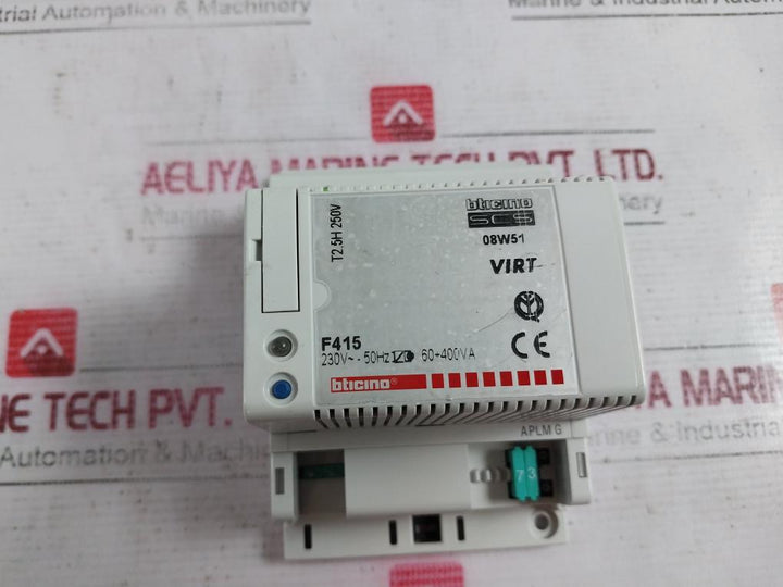 Bticino F415 Scs Virt Dimmer Electronic Transformer 08W51 T2.5H 250V
