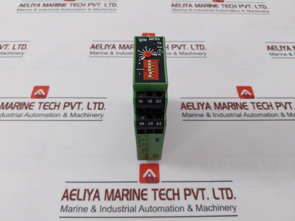Btr Mfrk Timer Relay 1-10 A1-a2 230V~ 50-60Hz 250V- 6A