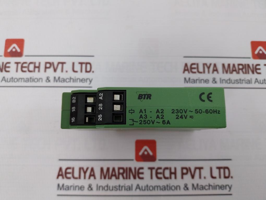 Btr Mfrk Timer Relay 1-10 A1-a2 230V~ 50-60Hz 250V- 6A