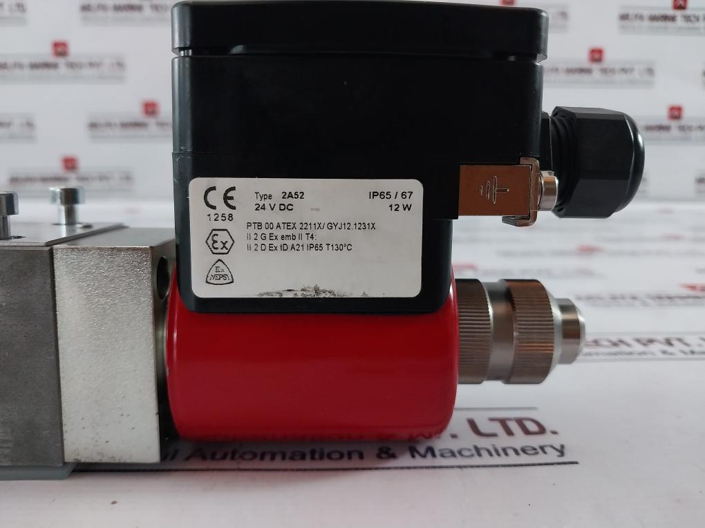 Bucher Hydraulics Eex-wev-42-b-6v-3 24d Spool Valve W/ Process Automation Valve