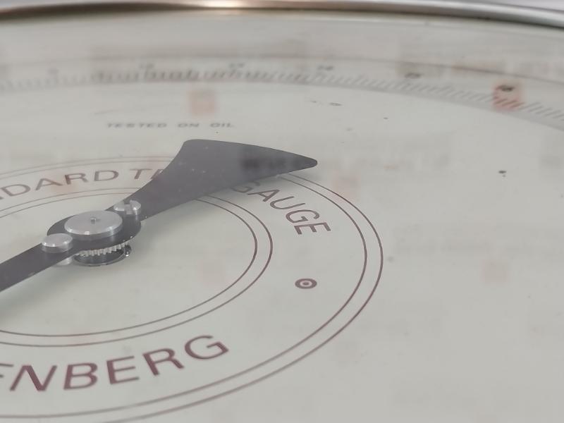 Budenberg 316 S.S. Tube Standard Test Pressure Gauge 0-25 Bar