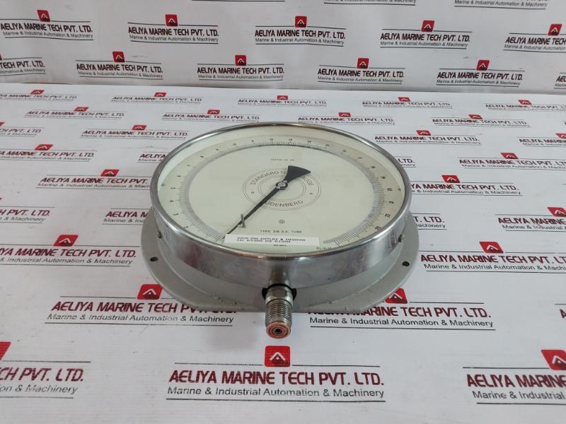 Budenberg 316 S.S. Tube Standard Test Pressure Gauge 0-25 Bar