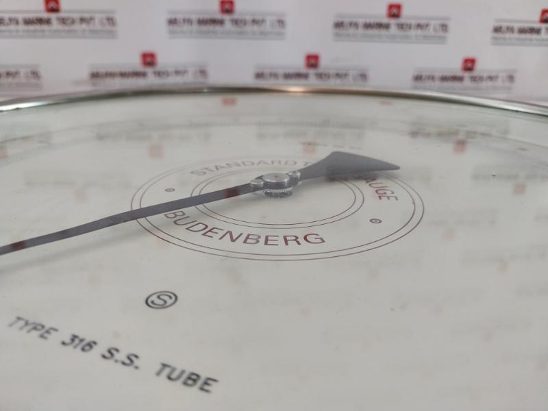 Budenberg 316 S.S. Tube Standard Test Pressure Gauge 0-25 Bar